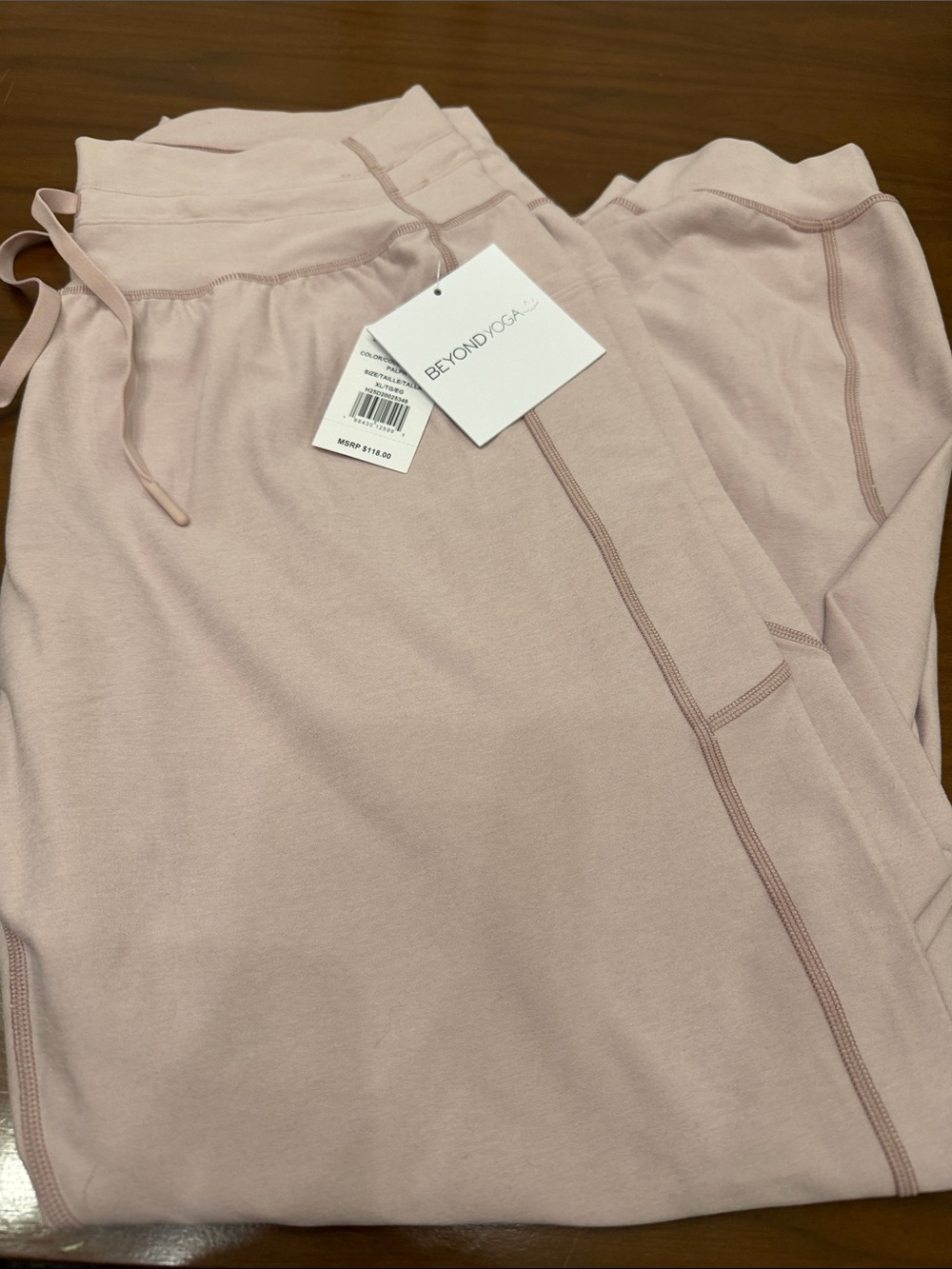 Beyond Yoga Pale Pink Women's Lounge Joggers